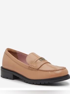 Free People Camel Brown Liv Penny Loafer, 10(41) NWOB